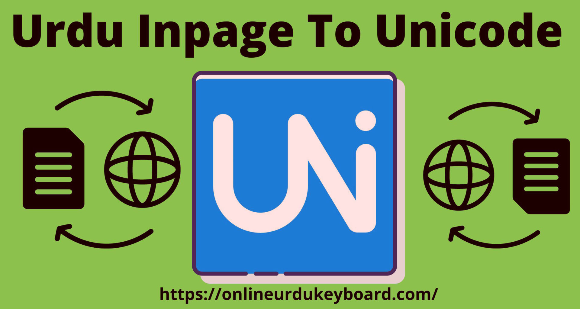to convert inpage urdu writing to unicode